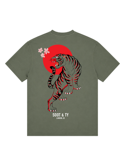 Tiger Graphic Relaxed Fit T-Shirt
