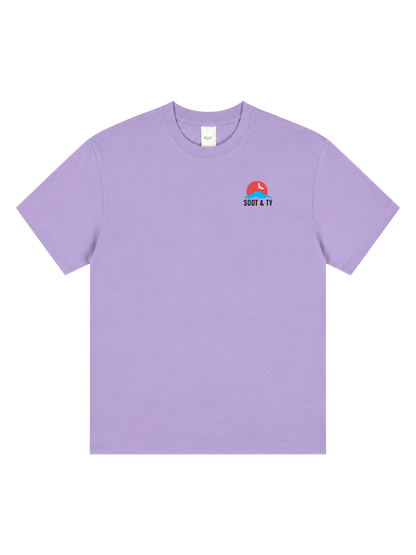 Dancing Crane Graphic Relaxed Fit T-Shirt