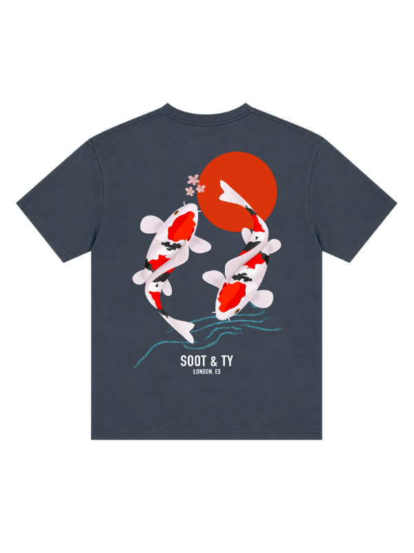 Koi Graphic Relaxed Fit T-Shirt