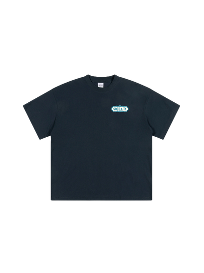 Kids/Petite Dancing Crane Print T-Shirt