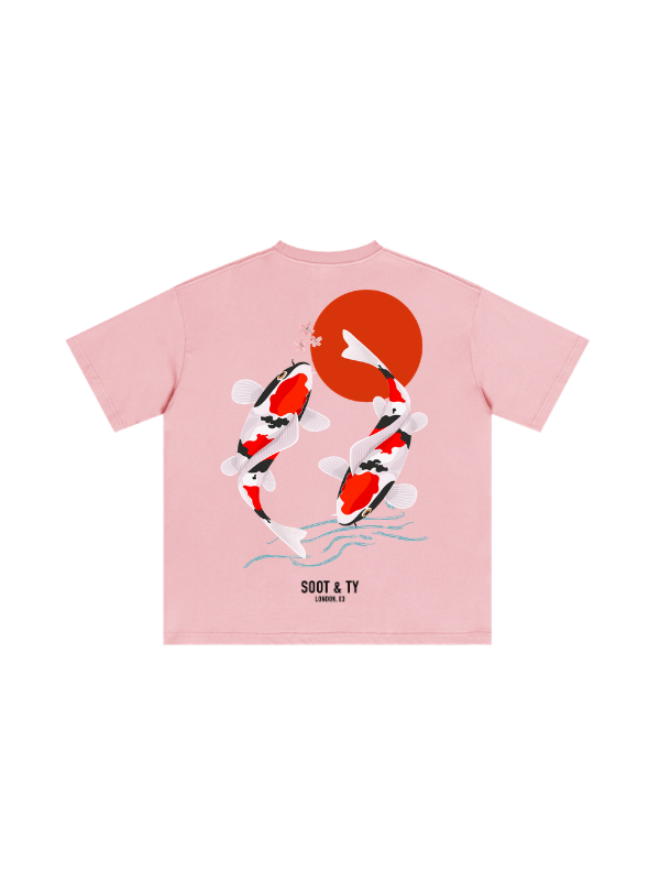 Kids/Petite Koi Print T-Shirt