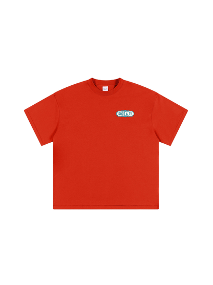 Kids/Petite Crane Wave Print T-Shirt
