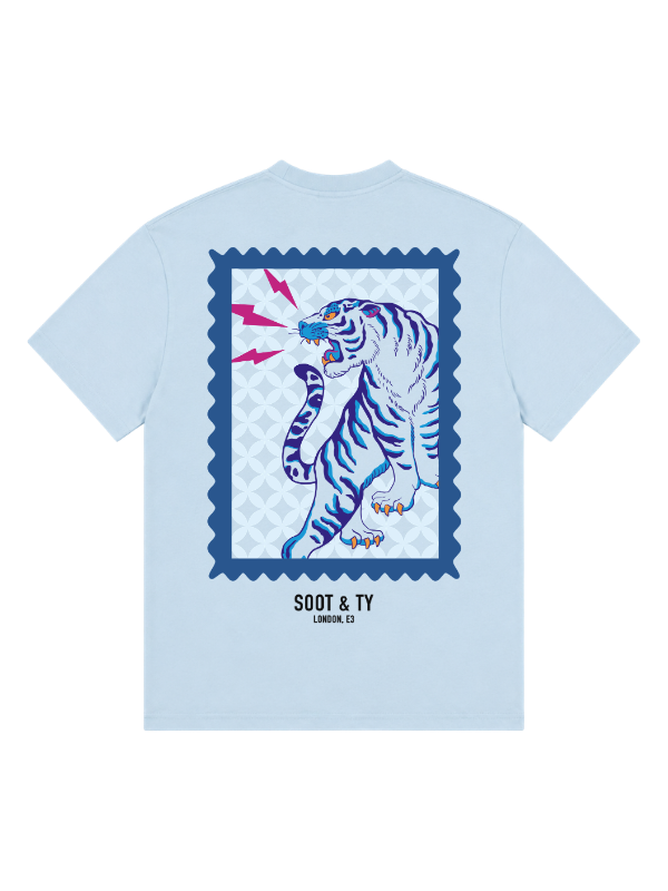 Thunder Tiger Stamp Graphic Relaxed Fit T-Shirt