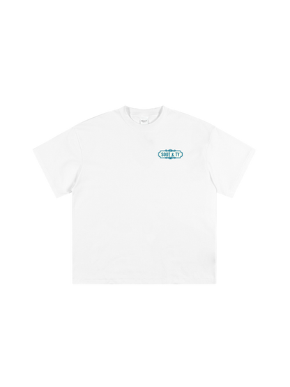 Kids/Petite Tiger Stamp Print T-Shirt