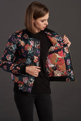 Statement bomber jacket for women