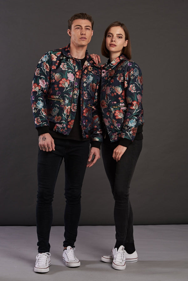 Statement bomber jacket for men and women
