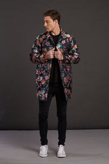 Statement trench jacket for men