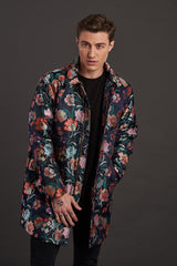 Statement trench jacket for men
