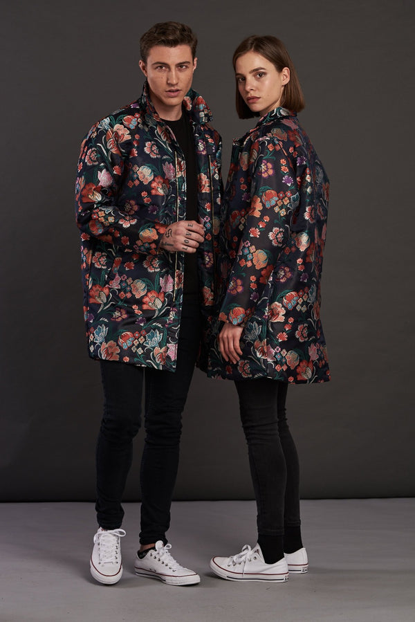 Statement trench jacket for men and women
