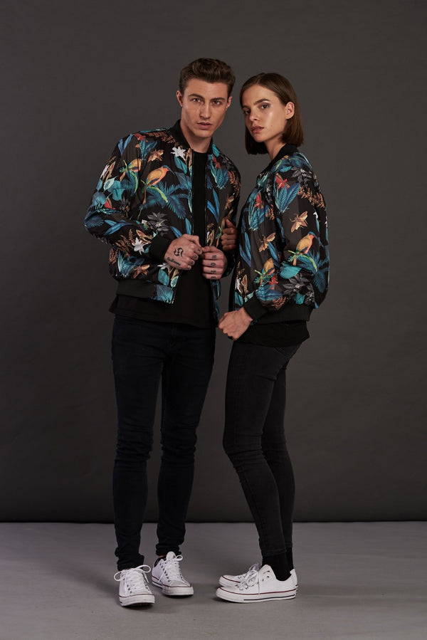 Statement bomber jacket for men and women