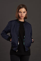 Reversible Statement bomber jacket for women
