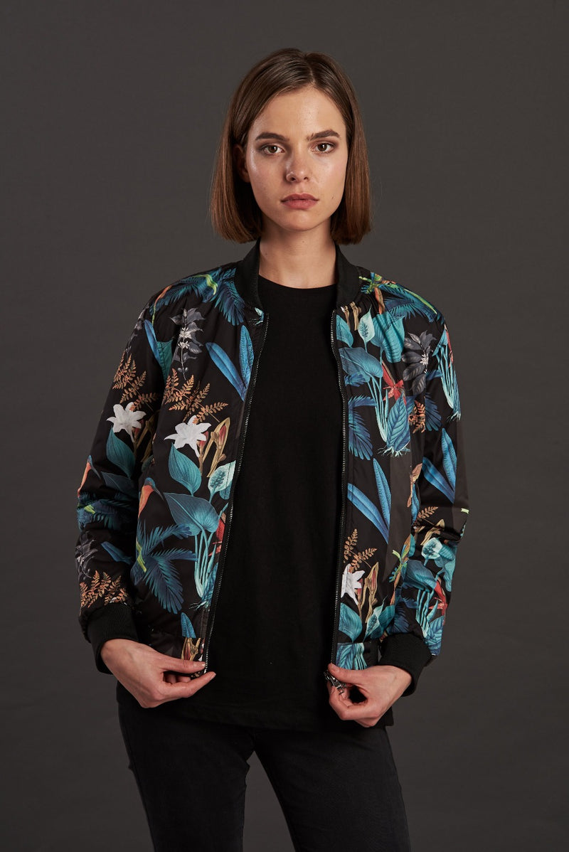 Reversible Statement bomber jacket for women