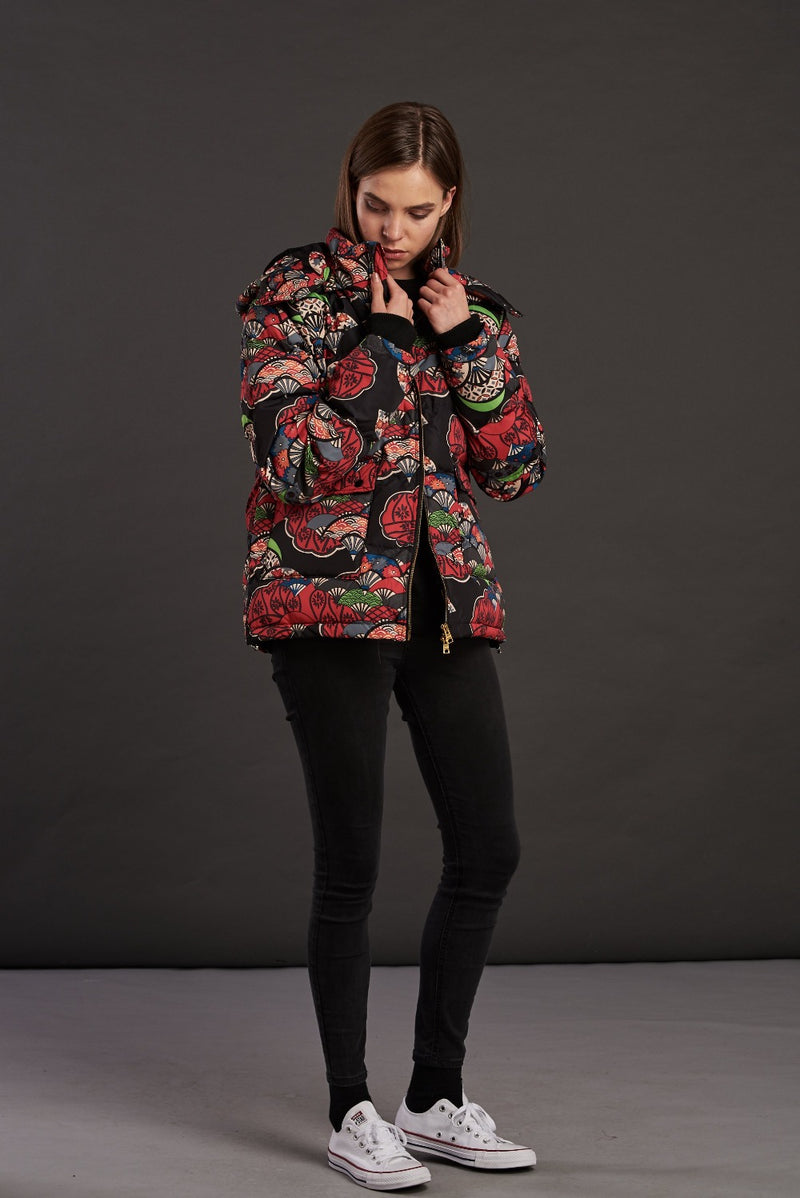 Statement puffer jacket for  women