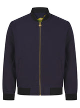 Soot and Ty Reversible Peacock Harrington Navy Statement Bomber Jacket 2.0