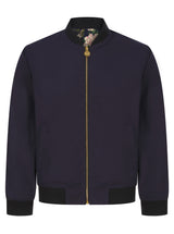 Soot and Ty Reversible Floral Navy Harrington Statement Bomber Jacket 2.0