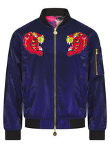 Soot and Ty Midnight Reversible Tiger Sukajan Bomber Jacket