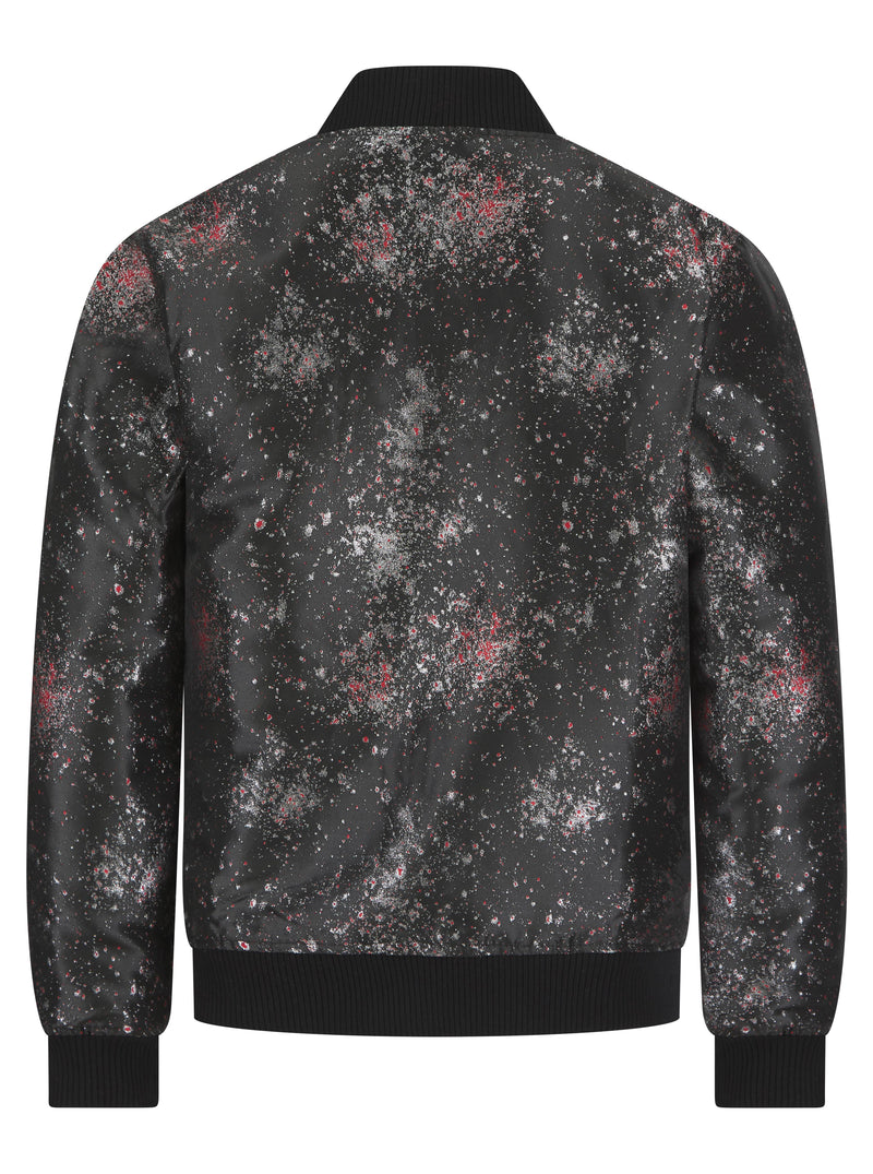 Soot and Ty Moonlit Night Fil Lumiere Reversible Classic Bomber Jacket