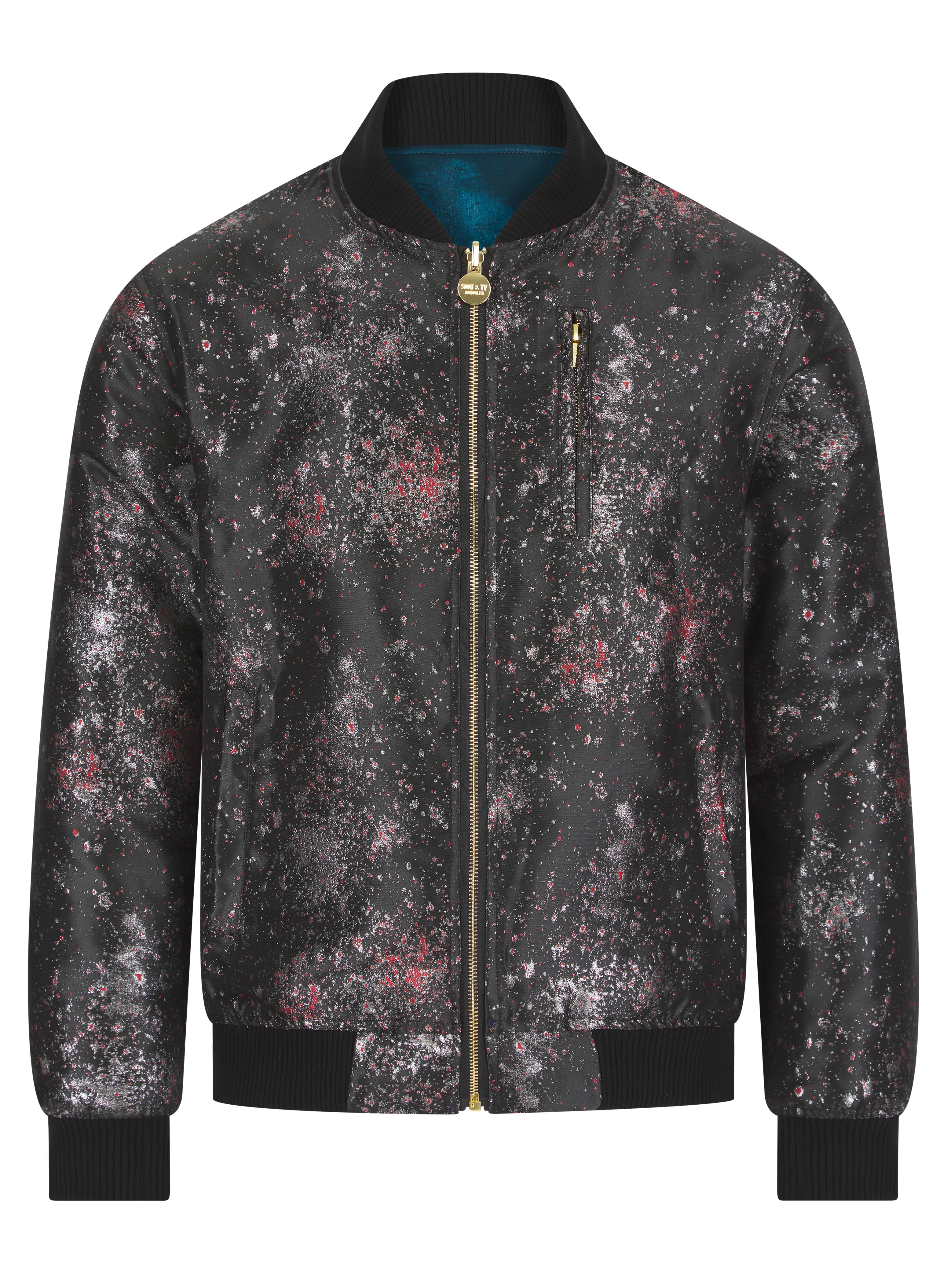 Teal Classic Fil Lumiere Reversible Classic Bomber Jacket