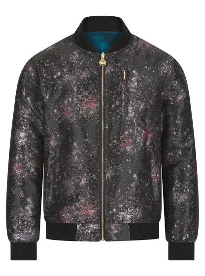 Teal Classic Fil Lumiere Reversible Classic Bomber Jacket