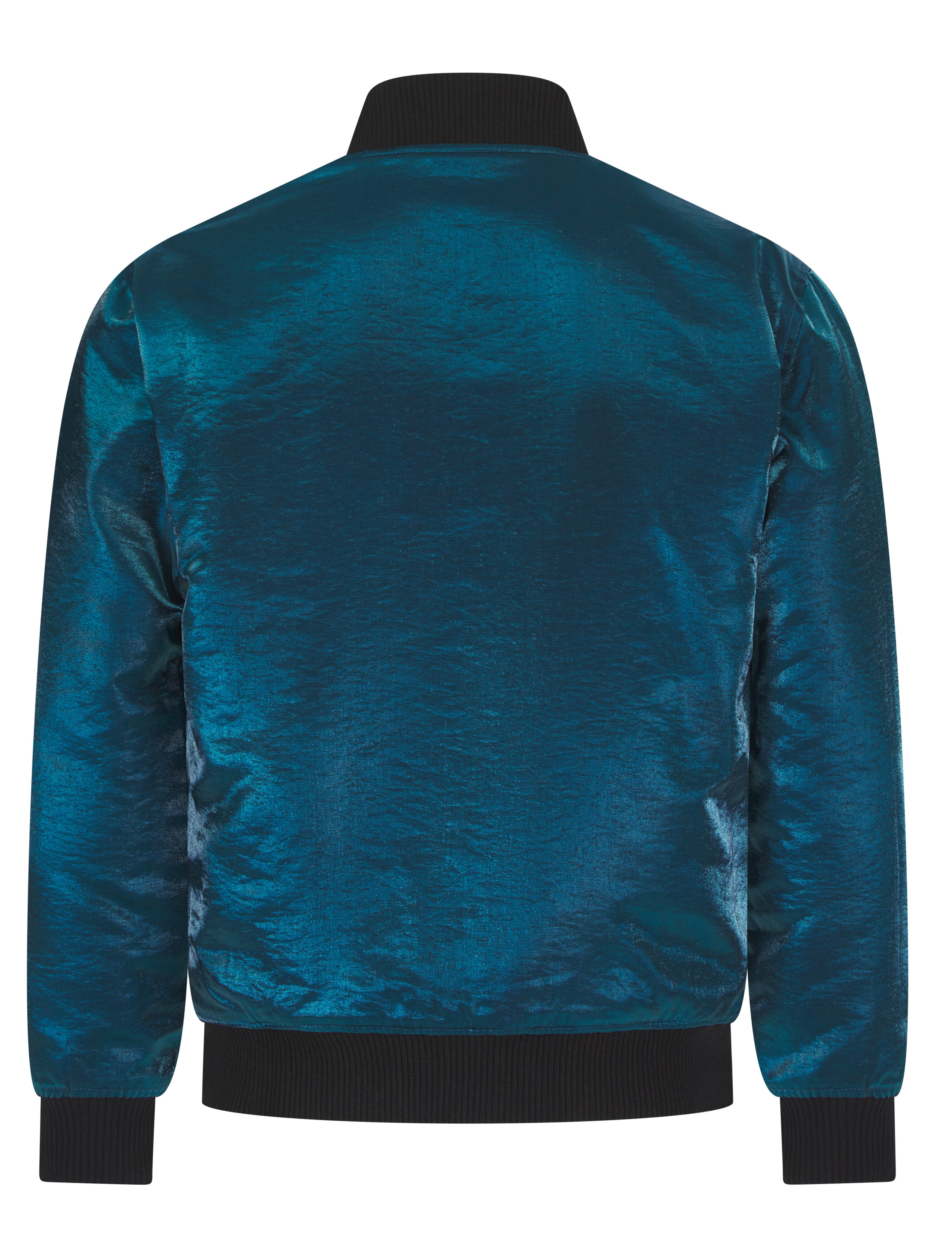 Teal Classic Fil Lumiere Reversible Classic Bomber Jacket