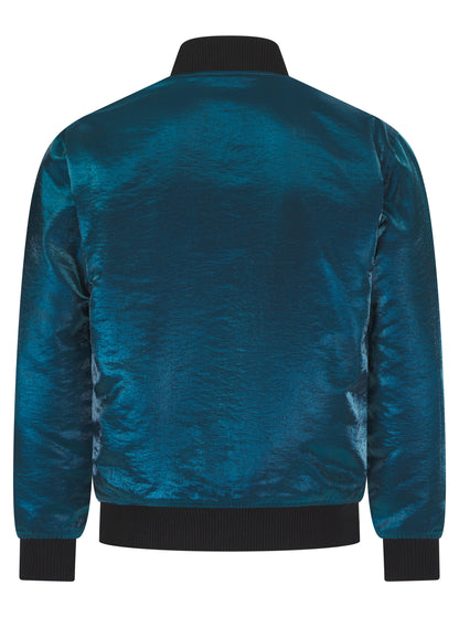 Teal Classic Fil Lumiere Reversible Classic Bomber Jacket