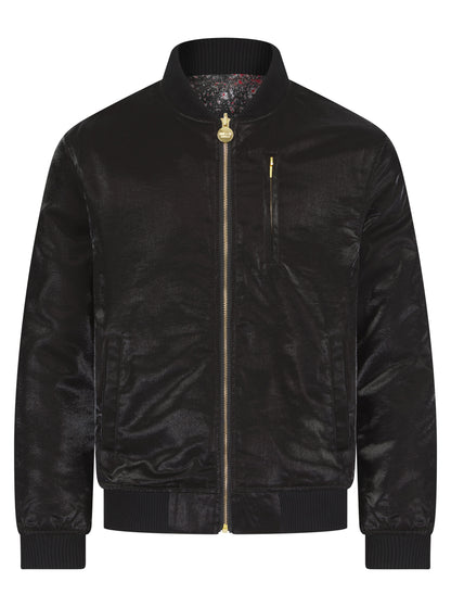 Black Classic Fil Lumiere Reversible Classic Bomber Jacket