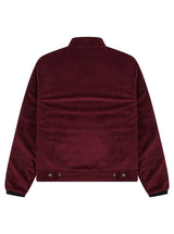 Soot and Ty Kids Velvet Burgundy Biker Jacket