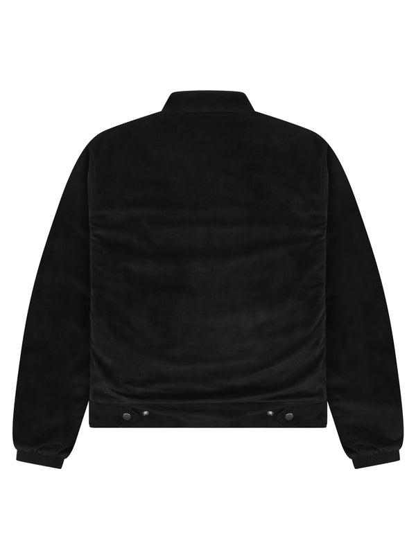 Soot and Ty Kids Velvet Black Biker Jacket