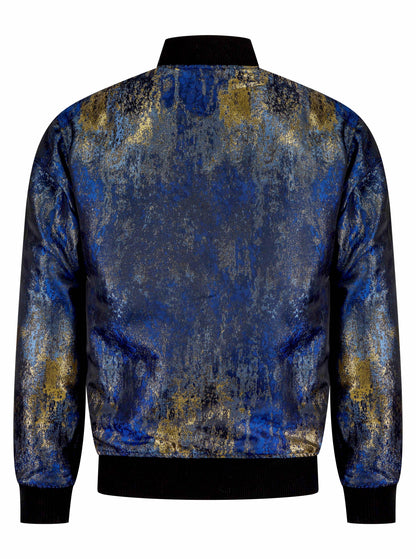 Gold Reversible Tiger Sukajan Unisex Bomber Jacket