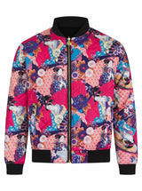 Soot and Ty Emerald Reversible Classic Velvet Quilted Unisex Bomber Jacket