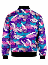 Soot and Ty Purple Wow Wow 2.0 Reversible Unisex Bomber Jacket