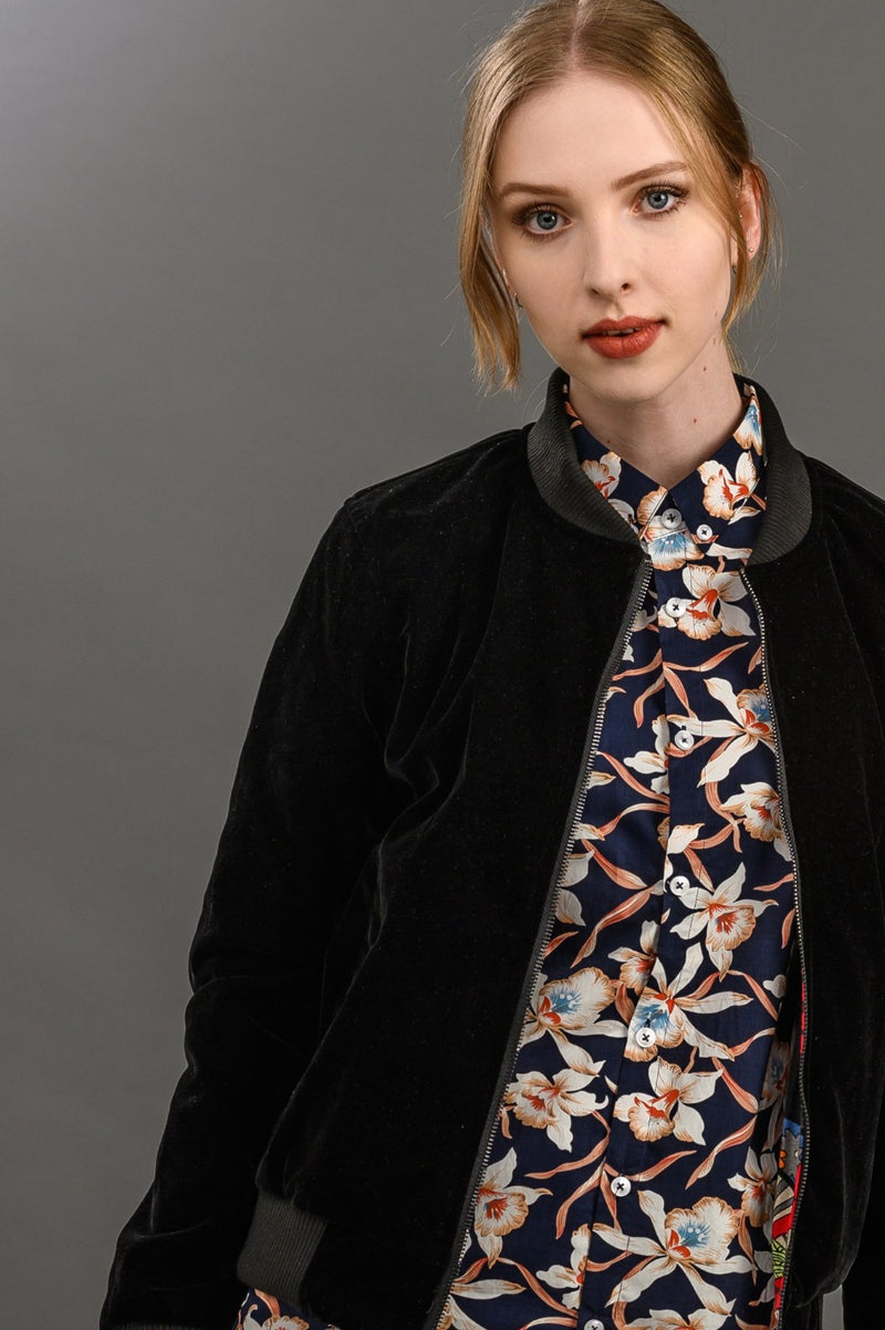 Scarf Print Reversible Bomber Jacket - Women - Ready-to-Wear